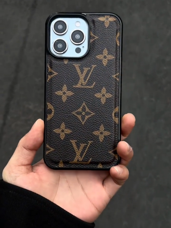 路易威登皮質防摔手機殼